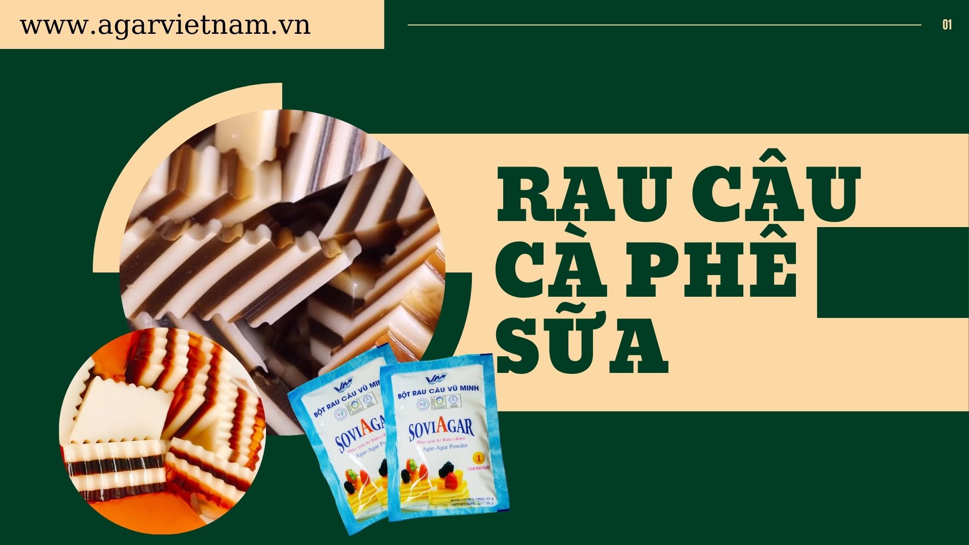 Rau câu cà phê sữa siêu đơn giản thanh mát tại nhà, chỉ nhìn thôi đã thèm